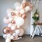 56PCS Pink Rose Gold Balloon Garland Arch Kit Pink Rose Gold Confetti Chrome Gold Balloons 4D Rose Gold Balloon for Girl Birthday Bridal Shower Baby Shower Decorations (Rose Gold Pink)